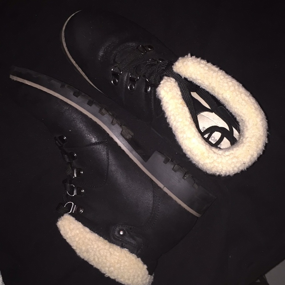 Sonoma boots with faux wool black